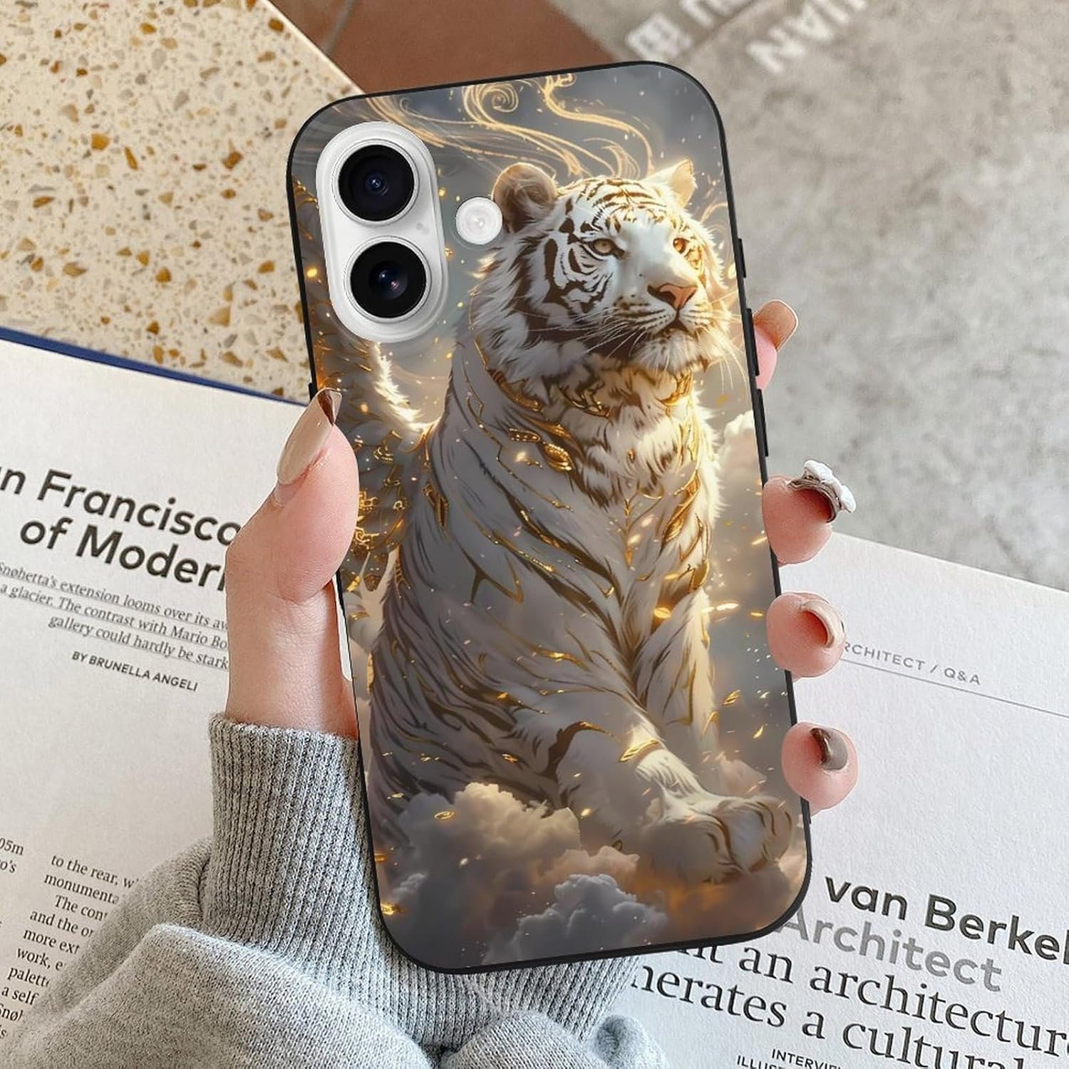 buewutiry cute soft golden white tiger silicone case for iphone 16 compatible phone case in ins style model for 7 plus buewutiry cute soft golden white tiger silicone case for iphone 16 compatible phone case in ins style model for 7 plus